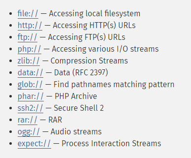 PHP wrappers